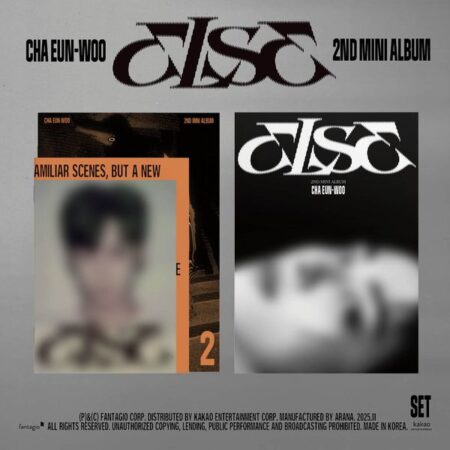 [2CD SET] CHA EUN-WOO - 2nd Mini Album [ELSE]