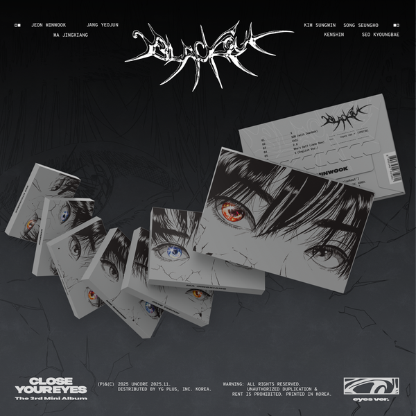 CLOSE YOUR EYES - 3rd Mini Album 'blackout' (eyes ver.) (Random Ver.)