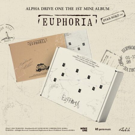 ALPHA DRIVE ONE - 1st Mini Album [EUPHORIA] (STAR ROAD Ver.)
