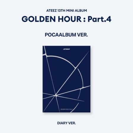 ATEEZ - 13th Mini Album [GOLDEN HOUR : Part.4] (POCAALBUM Ver.) (Diary Ver.)