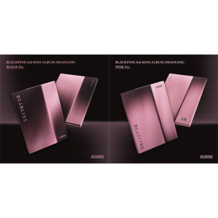BLACKPINK 3rd MINI ALBUM [DEADLINE] BLACK / PINK Ver. SET