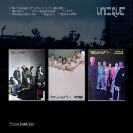 P1Harmony - 9th Mini Album [UNIQUE] (Photobook Ver.) (Random Ver.)