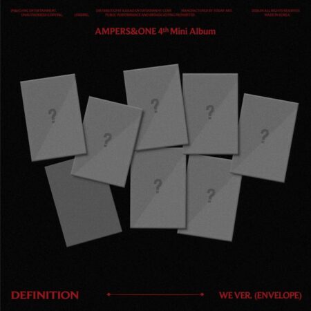 [7CD SET] AMPERS&ONE - 4th Mini Album [DEFINITION] (WE Ver.)
