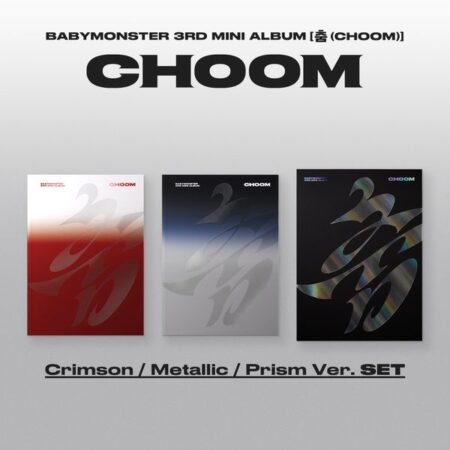 BABYMONSTER 3rd MINI ALBUM [춤 (CHOOM)] Crimson / Metallic / Prism Ver. (SET)