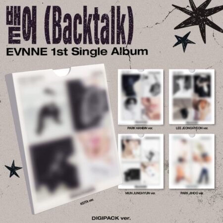 EVNNE - 1st Single Album [뱉어 (Backtalk)] (DIGIPACK Ver.) (Random Ver.)