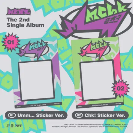 [FANS SHOP Gift] NEXZ - 2nd Single Album [Mmchk] (Sticker Ver.) (Random Ver.)