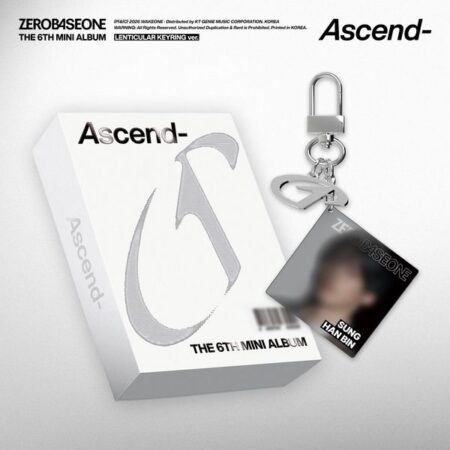 [5CD SET] ZEROBASEONE The 6th Mini Album [Ascend-] LENTICULAR KEYRING Ver.