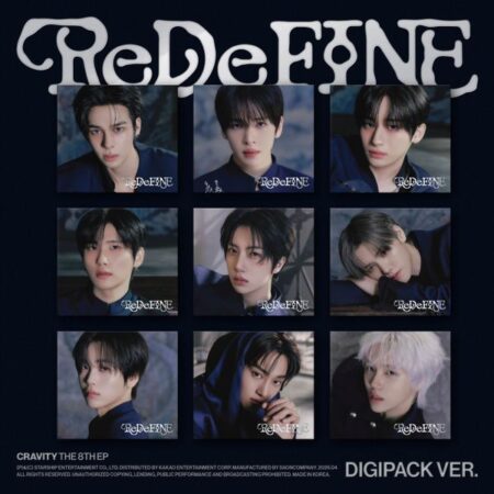 CRAVITY - 8th Mini Album [ReDeFINE] (DIGIPACK Ver.) (Limited Edition) (Random Ver.)