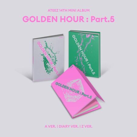 [3CD SET] ATEEZ - 14th Mini Album [GOLDEN HOUR : Part.5]