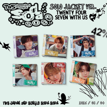 [6CD SET] TWS - JAPAN 2nd Single Album [SODA SODA] (Solo Edition)