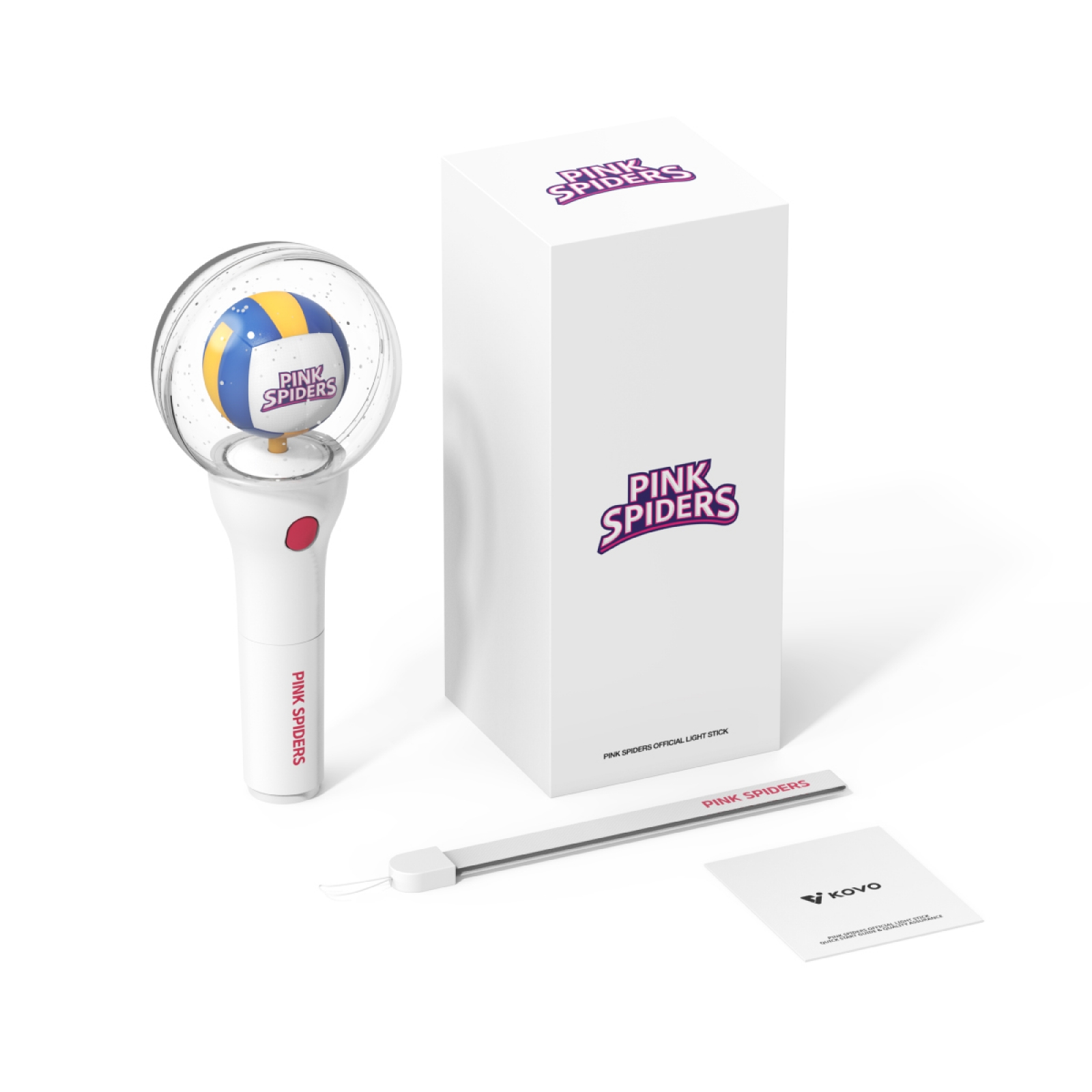 PINK SPIDERS OFFICIAL LIGHT STICK 2025 KOVO OFFICIAL LIGHT STICK