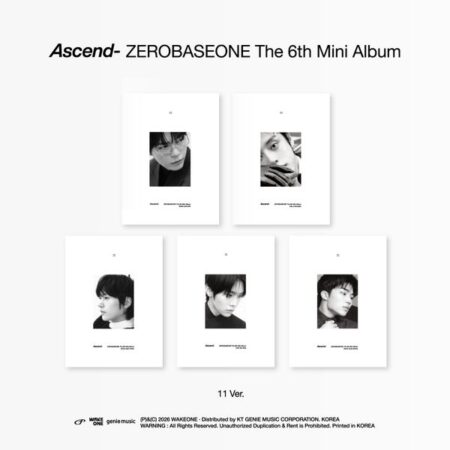 ZEROBASEONE The 6th Mini Album [Ascend-] 11 Ver. (Random Ver.)