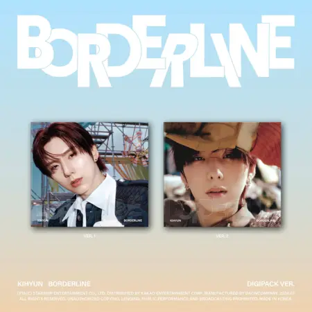 KIHYUN - EP Album [BORDERLINE] (DIGIPACK Ver.) (Random Ver.)