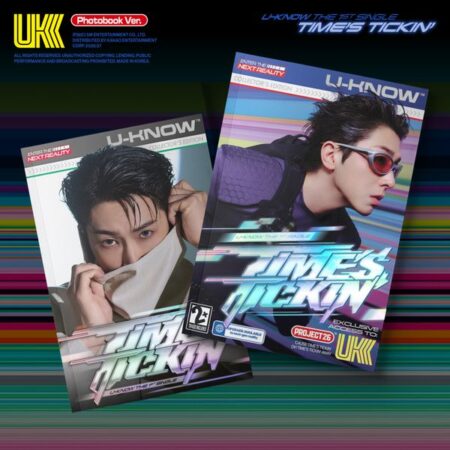 U-KNOW - 1st Single Album [Time's Tickin'] (Photobook Ver.) (Random Ver.)