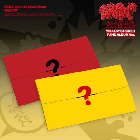[2CD SET] NEXZ - 4th Mini Album [SAUCIN'] (STICKER FANS ALBUM Ver.)