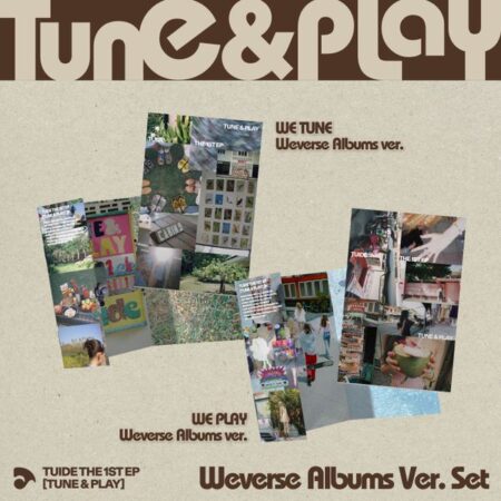 [2CD SET] TUIDE - The 1st EP [TUNE & PLAY] (Weverse Albums ver.)
