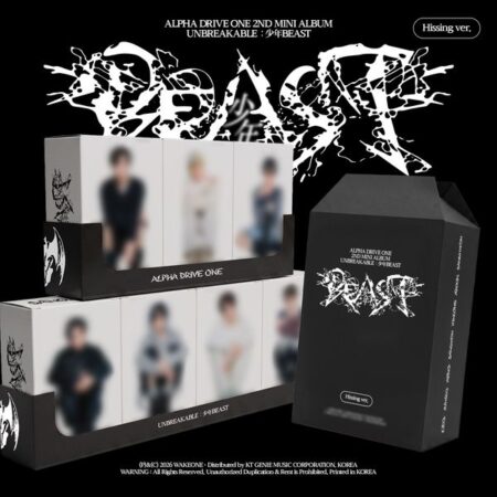 [7CD SET] ALPHA DRIVE ONE - 2nd Mini Album [UNBREAKABLE : 少年BEAST] (Hissing Ver.)