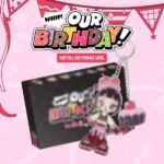 OURBIRTHDAY - 1st Single Album [Our Birthday] (METAL KEYRING Ver.) (Random Ver.)
