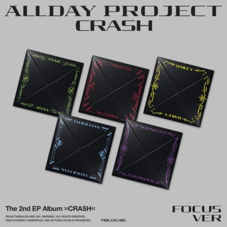 ALLDAY PROJECT - The 2nd EP Album 'CRASH' FOCUS ver. (Random Ver.)
