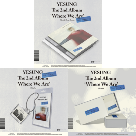 YESUNG - 2nd Album [Where We Are] (Photobook + SMini + QR Ver.)