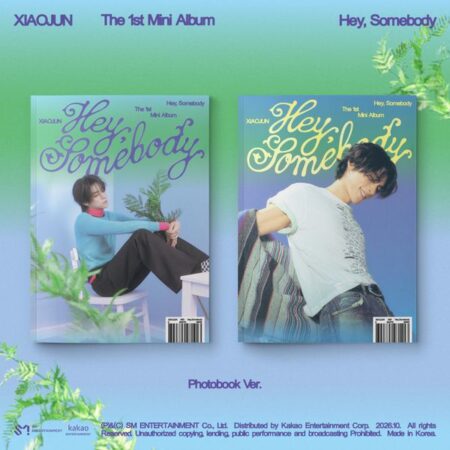 XIAOJUN - 1st Mini Album [Hey, Somebody] (Photobook Ver.) (Random Ver.)