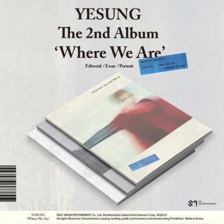 YESUNG - 2nd Album [Where We Are] (Photobook Ver.) (Random Ver.)